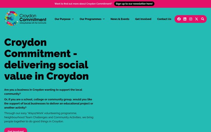 Екранна снимка на croydoncommitment.org.uk