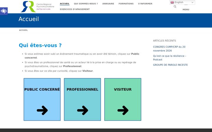 Ekrānuzņēmums no crp-pays-de-la-loire.fr