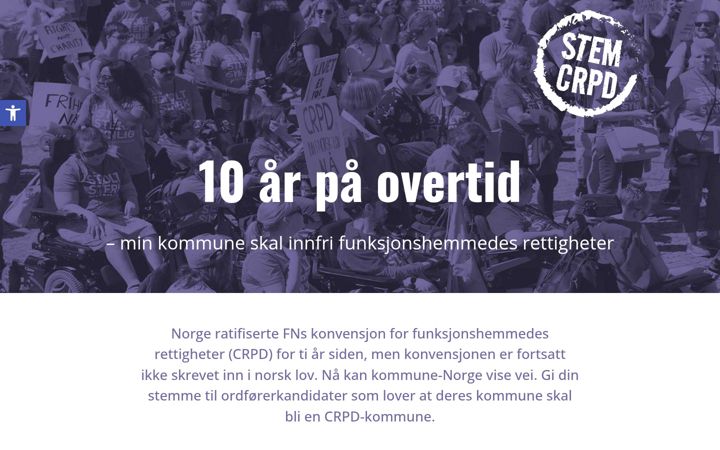 Ekrano kopija crpd-kommuner.no