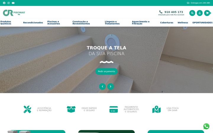 Screenshot of crpiscinas.pt
