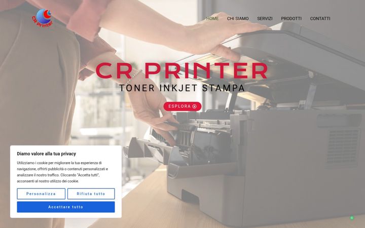 Screenshot of crprinter.it