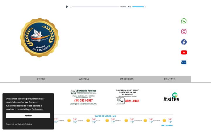 Screenshot of crproducoes.com.br