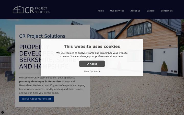 Screenshot of crprojectsolutions.co.uk