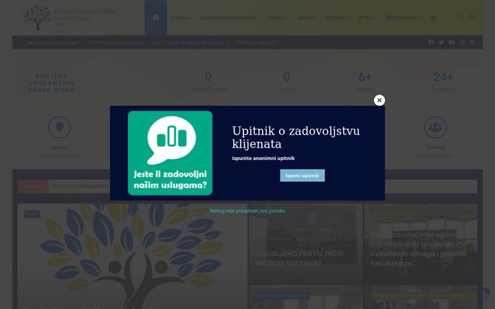 Ekrānuzņēmums no crpsisak.hr