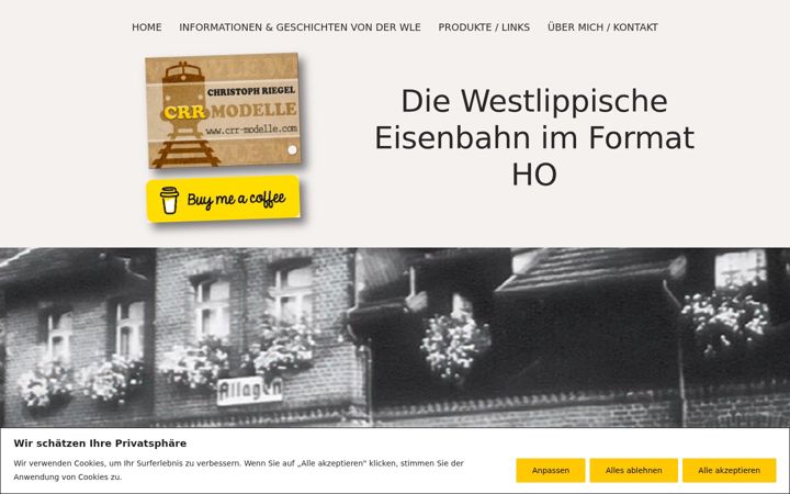 Screenshot of crr-modelle.com