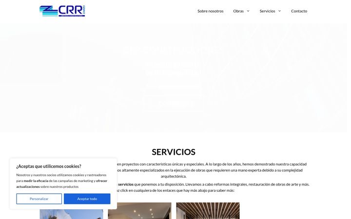 Screenshot of crrconstrucciones.com