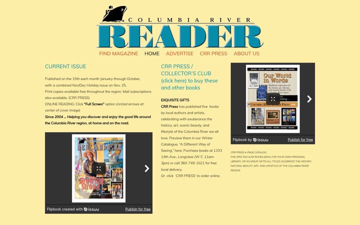 Screenshot of crreader.com