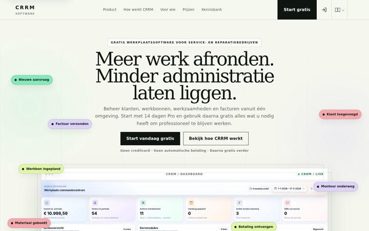 Screenshot of crrm.nl