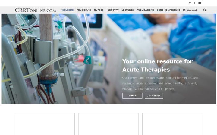 Screenshot of crrtonline.com