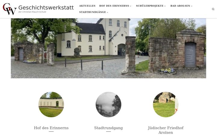 Screenshot of crs-geschichtswerkstatt.de