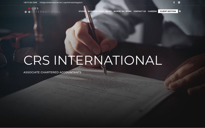 Screenshot of crs-international.net