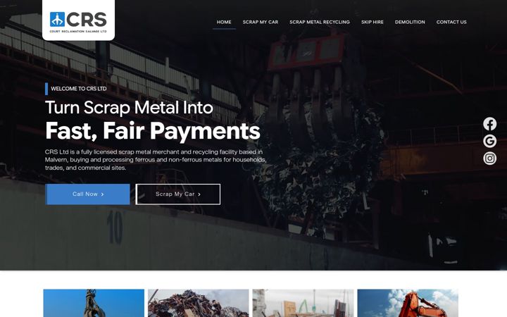 Screenshot of crs-malvern.co.uk