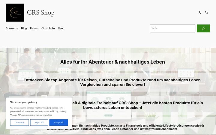 Screenshot of crs-shop.com