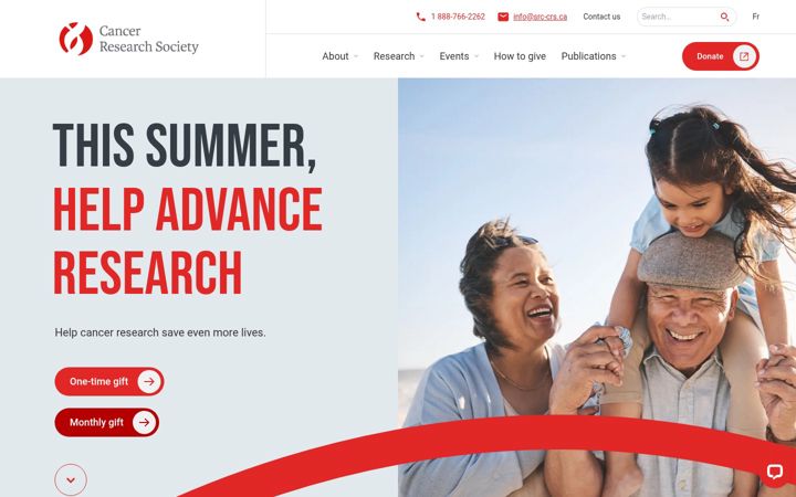 Screenshot of crs-src.ca