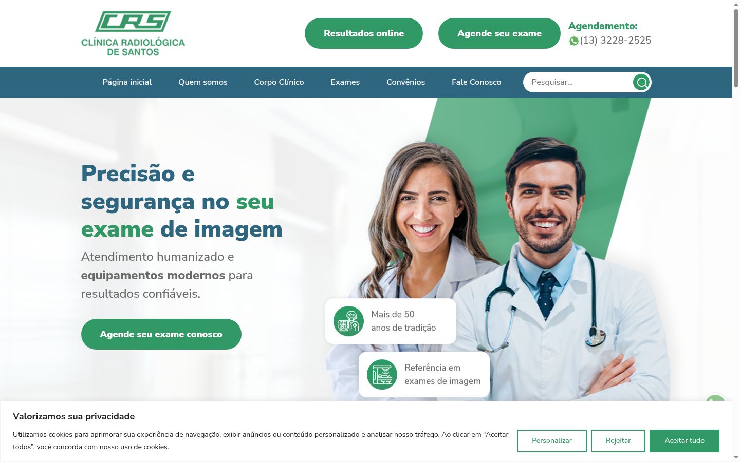 Screenshot van de toestemmingsbanner zoals getoond vóór enige interactie