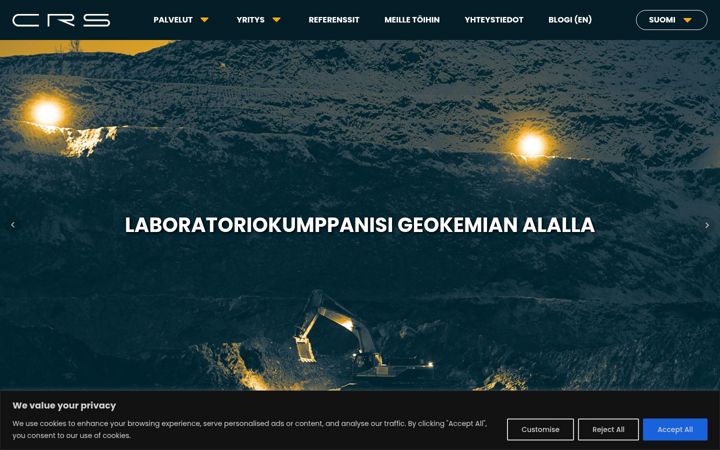 Screenshot of crs.fi