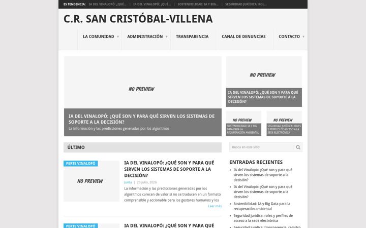 Screenshot von crsancristobal.org