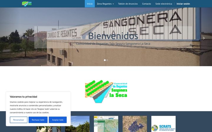Screenshot of crsangoneralaseca.com