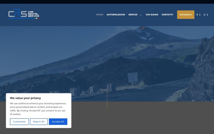 Screenshot of crsautonoleggioeservizi.it