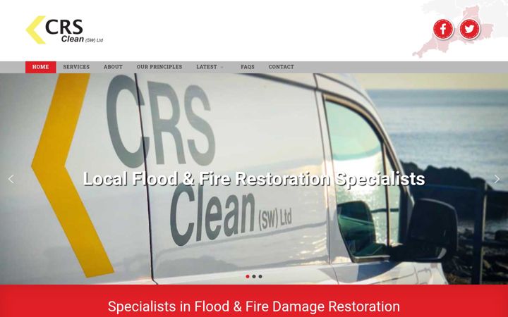 Screenshot of crsclean.co.uk