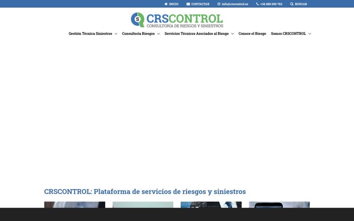 Screenshot of crscontrol.es