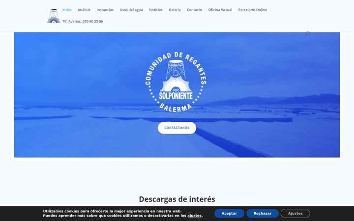 Screenshot of crsolponiente.es