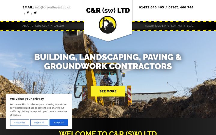 Screenshot of crsouthwest.co.uk