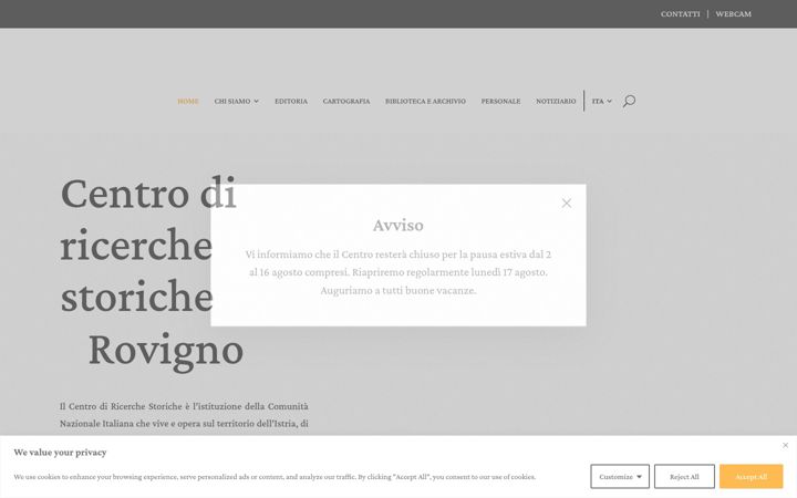 Screenshot of crsrv.org
