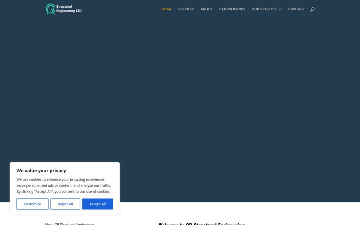 Screenshot of crstructuralengineering.co.uk