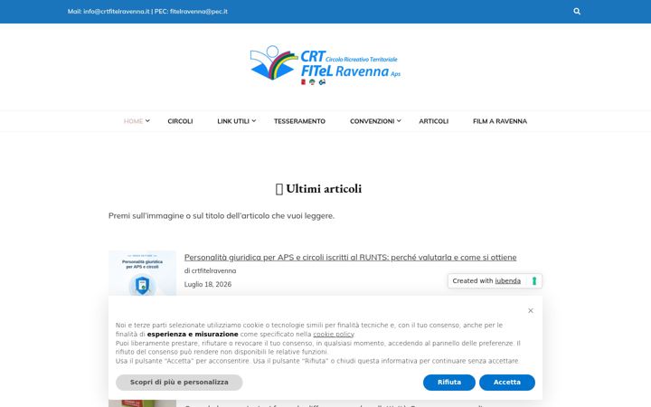 Skjámynd af crtfitelravenna.it