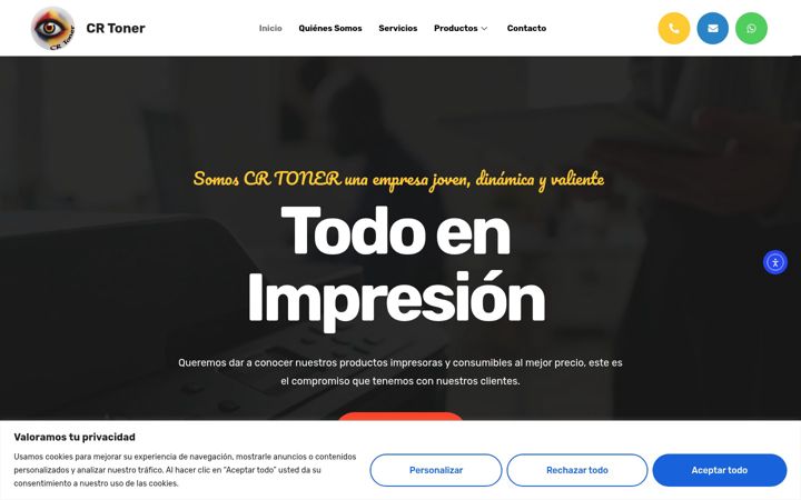 Screenshot of crtoner.net