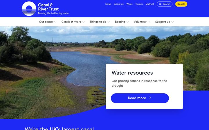 Screenshot ta' crtrust.org.uk