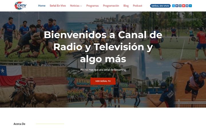 Screenshot of crtvchile.cl