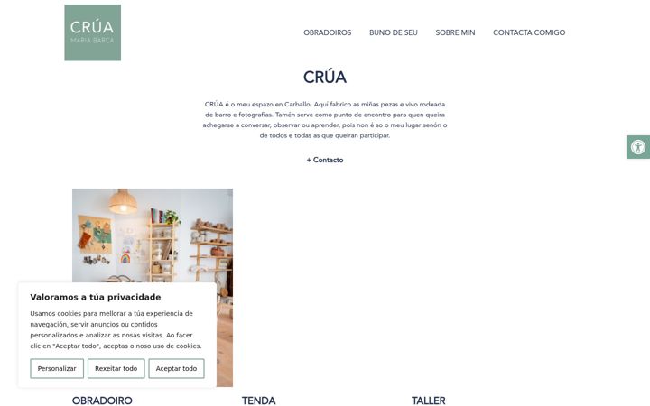 Screenshot of crua.es