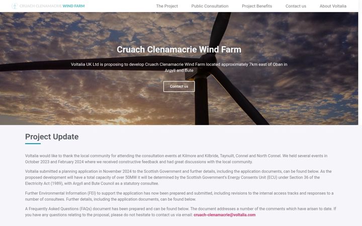 Screenshot ta' cruach-clenamacrie.co.uk