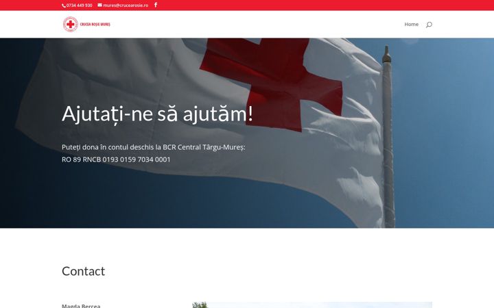 Screenshot of crucearosiemures.ro