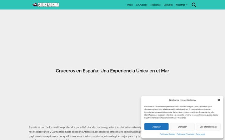 Ekrano kopija cruceroguia.com.es