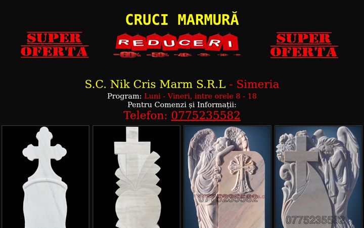 Screenshot of cruci-simeria.ro