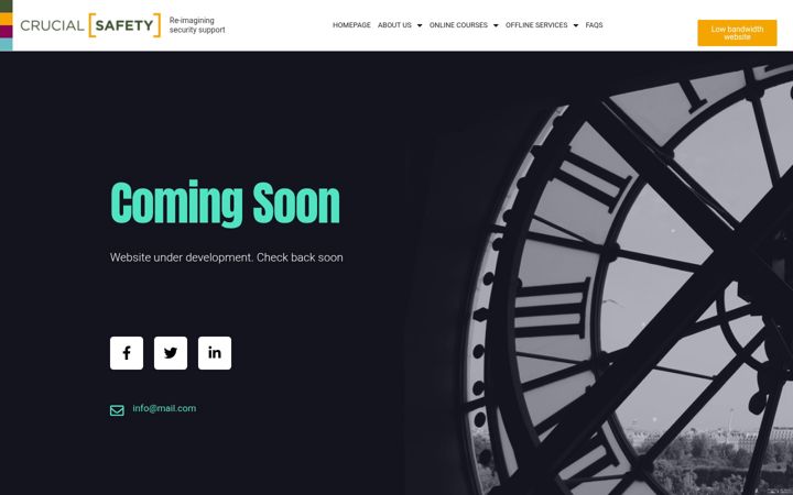 Screenshot di crucial-safety.org