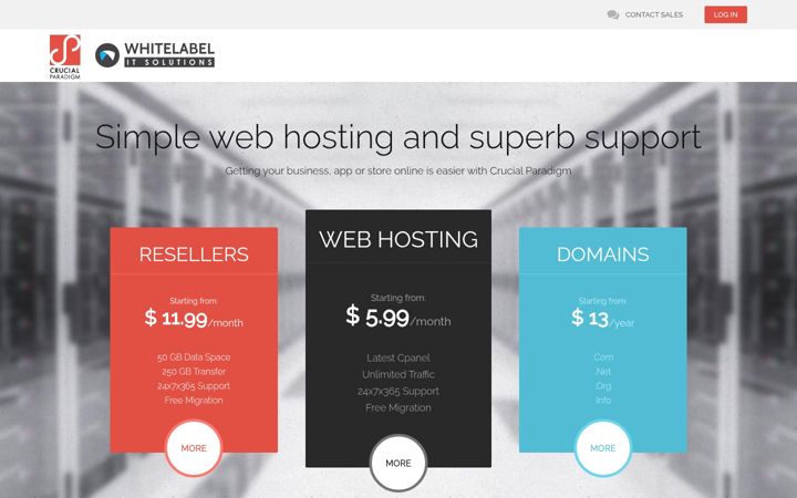 Screenshot of crucialparadigm.com