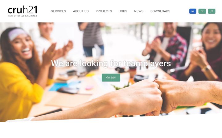 Screenshot of cruh21.com