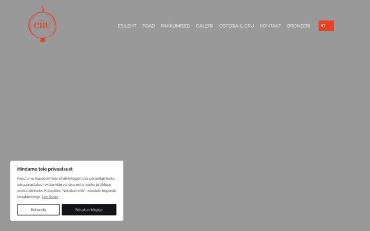 Screenshot of cruhotel.eu
