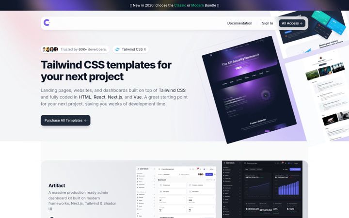 Screenshot of cruip.com