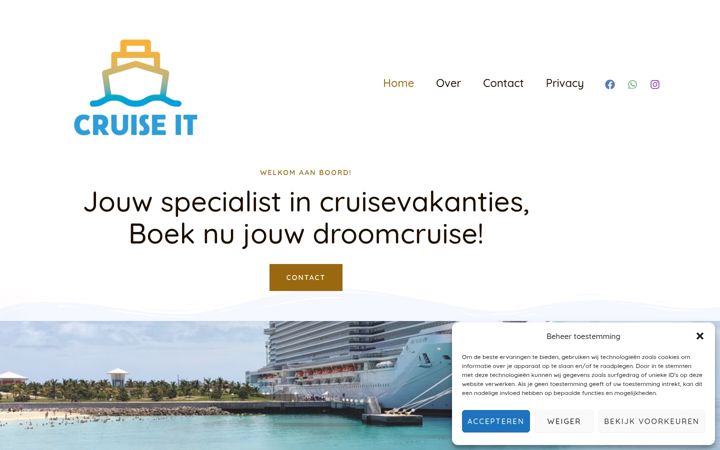 Screenshot of cruise-it.be