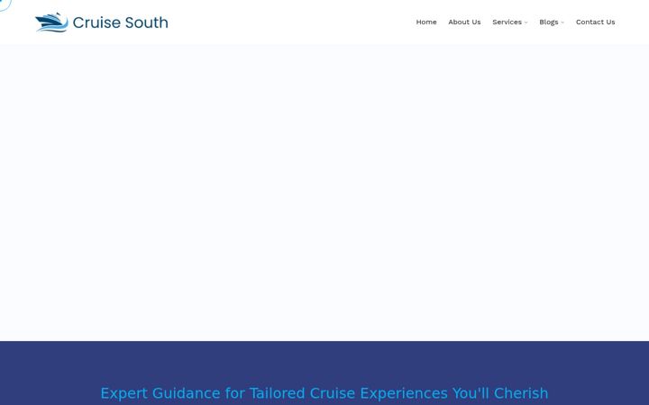 Screenshot of cruise-south.co.uk