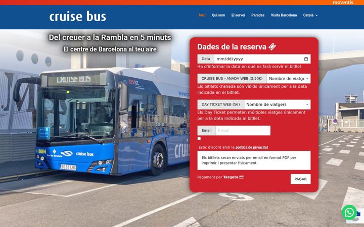 Screenshot of cruisebus.barcelona