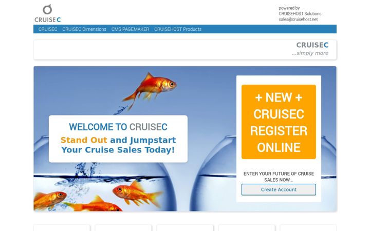 Captură de ecran a cruisec.net