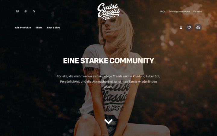 Screenshot of cruiseclassics.de