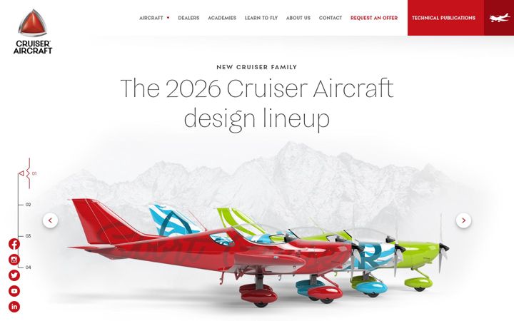 Екранна снимка на cruiseraircraft.cz
