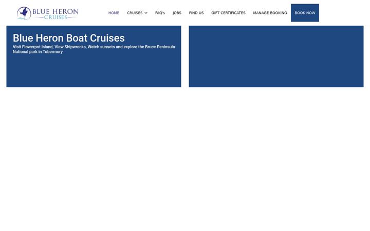 Screenshot of cruisetobermory.com